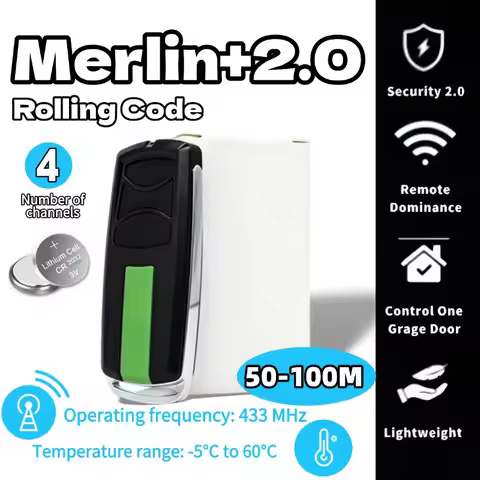Garage Remote Control 433.30 433.92 434.54MHz Rolling Code for E960M E940M E950M E945M E943M Securit