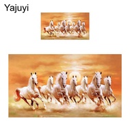 Yajuyi 7 Running Horses Wall Decor Canvas Print Picture Unframed Style Fashion Artwork Animal Poster
