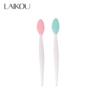 LAIKOU Soft Silicone Facial Nose Brush Lip Cleaning Blackhead Wash Brush Cleanser