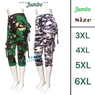 JUMBO Size | SENA CARGO PANTS 3/S4 CAMOWanita | Zumba aerobics sports pants