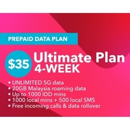 Singtel $35 Ultimate Plan TOP-UP