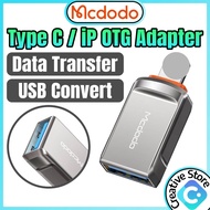 Original Mcdodo OTG Adapter Pendrive USB 3.0 Adapter Mcdodo Data Transfer Converter Adapter compatib