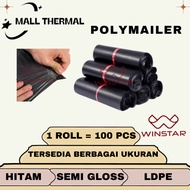 POLYMAILER PLASTIC PACKING ONLINE ENVELOPE BAG CONTENTS 100 THICKNESS SIZE 10x22 15x22 17x30 20x30 2