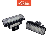 1Pair License Plate Accessories LED Number Lamp For Mercedes Benz W211 W203 W219