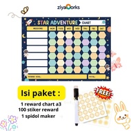 Reward Chart Fullset| Reward Chart for children learning to discipline