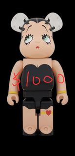 1000% Betty Boop Bearbrick dress up to us 公仔