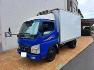 2012年 三菱堅達【3.0  藍白色 11呎半 -20度冷凍廂10公分厚 貨廂漂亮 四期 渦輪 六輪 里程錶故障更換 