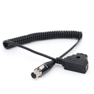 Power Cable D-tap to TA4F Mini XLR 4Pin Female for Sound Devices/Scorpio 888 833