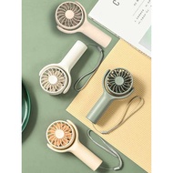 portable fan kipas tangan New Large-Capacity High-Capacity Handheld Fan Fan usb Charging with Lanyar