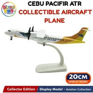20cm Philippines Cebu Pacific Air ATR Model Aircraft with Landing Gear Diecast Aircraft Model Alloy 