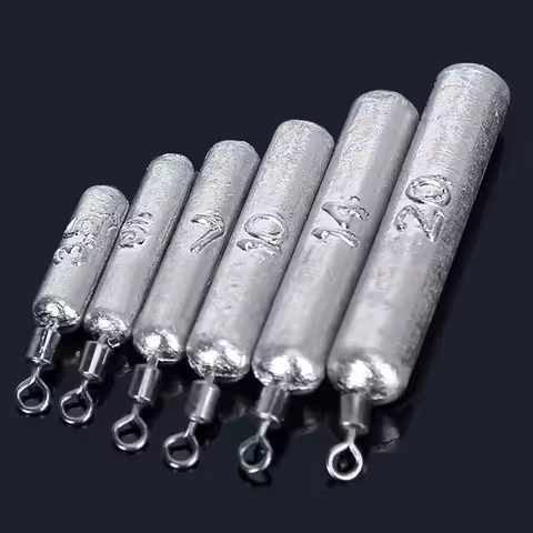 Fishing Weight 15PCS/Lot Sinker Mold 3.5g 5g 7g 10g 14g 20g Tube Bullet Plumb Pendant Metal Jig Sast