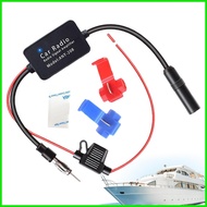 For general Fm Antenna Booster 12V Car Fm Radio Antenna Signal Booster FM Amplifier Audio Radio Ster