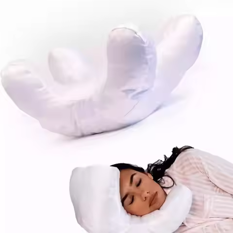 Flawless Face Pillow Soft Satin Silk Sleeping Pillow Anti Wrinkle Face Beauty Contour Rest Neck Reli