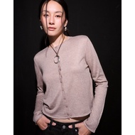 AIMER-Cashmere Knitted Cardigan