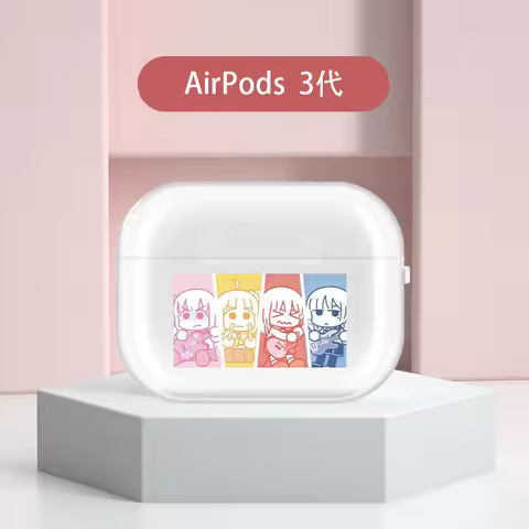 Cartoon Bocchi The Rock Anime Case for Apple Airpods Pro 2 1 Cases Wireless Bluetooth Covers for Air