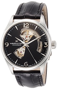 Hamilton Watch Jazzmaster Open Heart Auto | Swiss Made | 42mm Stainless Steel Case | Black Dial Anal