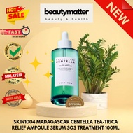 💚 SKIN1004 MADAGASCAR CENTELLA TEA-TRICA RELIEF AMPOULE SERUM 100ML SOS TREATMENT AMPOULE 100ML - OR