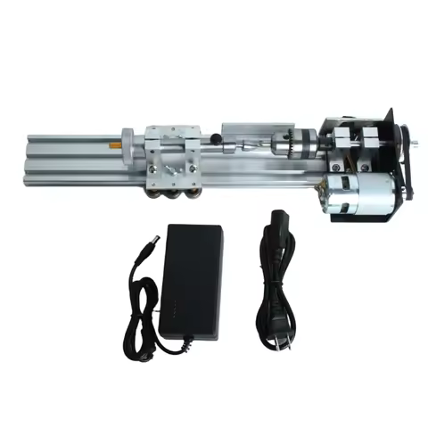 Mini Lathe With B12 Chuck 795 Motor 93W 400mm Multifunctional Adjustable Grinding and Polishing Mach