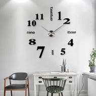 [ Ready Stock ] Creative 3D Digital Number Wall Clock Sticker/ DIY Wall Sticker Wall Clock/ Acrylic Mirror Clock Surface Stickers/ Home Office Wall Decor/ Bedroom Living Room Art Design Decoration