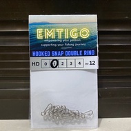 Aksesoris Rangkaian Pancing Hooked Snap Emtigo Size 0-3