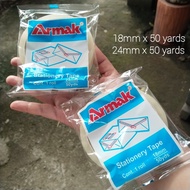 {ARMAK} SATIONARY TAPE CLEAR (18mmx50yards, 24mmx50yards)/Sold per Piece