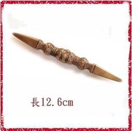 [唐古拉佛教文物](小)尼泊爾手工純銅獨鈷杵