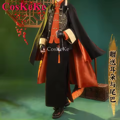 CosKeKe Aak Cosplay Game Arknights Costume New Skin Doctor Fashion Handsome Uniforms Men Halloween P