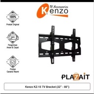 Kenzo KZ-15 Bracket TV Stand for 32 inch - 80 inch Television Black Wall TV Stand