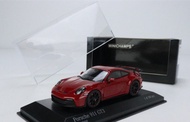 Mini Cut Minichamps 1: 43 Porsche Porsche 911 992 GT3 Alloy Car Model