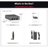 Fosi Audio BT20A Pro TPA3255 Bluetooth Sound Power Amplifier 300W X2 Mini HiFi Stereo Class D Amp Ba