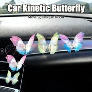 Butterfly Car Ornament Kinetic Mesmerizing, Console & Dashboard Decor Moving Cute for Unique Accesso