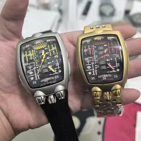 AAA 888 Good Full Steel Jacob & Co Original Brand Watches For Mens Special Dial Multifunction Watch 