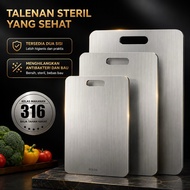SURI Stainless Steel Cutting Board 316 Hygienic Cutting Board Anti-Rust Anti-Bacterial and Anti-Fung