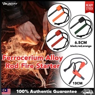 VELOCITY Outdoor Survival Fire Starter Ferro Rod Magnesium Flint Stone Camp Hiking Picnic Activity