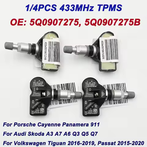 TPMS OE 5Q0907275B For Audi Skoda A3 A7 Porsche 718 911 Cayenne VW Tiguan Passat Golf 5Q0907275 5Q09