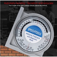 MKR Protractor Angle Locator 0-360 Degree Magnetic Base Angle Finder Level inclinometer slope indica