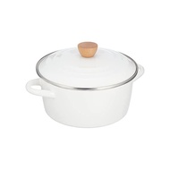 Pearl Metal Presage Enamel Pumping Pot 22cm White