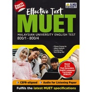 EFFECTIVE TEXT MUET MALAYSIAN UNIVERSITY ENGLISH TEST 800/1 - 800/4