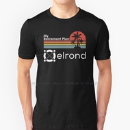 Elrond Retirement Plan-My Retirement Plan Elrond Egld T Shirt 100% Cotton Cryptos Cryptocurrencies E