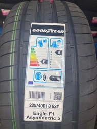 ⚡️225/40/18 Goodyear F1a5 20年新貨到大特價出售一套$3600