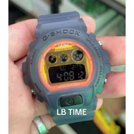 G Shock Dw.6900 Kid Cudi Crazy Colour Limited Edition Rubber Strep jam tangan lelaki perempuan