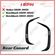 Honda City 2020-2025 Sedan Hatchback Front Rear Canard Bumper Lip Cover Exterior Accessories GN2 GN3