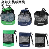 New Golf Ball Mesh Bag – 3 Sizes (15/25/50 Balls) & 3 Colors | Nylon Storage Pouch for Golf Balls