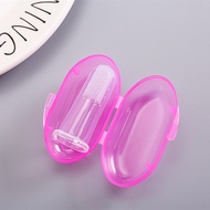 Gratis Ongkir - Finger Toothbrush untuk 3 - 18 Bulan / Sikat Gigi Jari Bayi Silikon Lembut