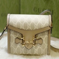 Gucci Horsebit 1955 GG Supreme 小斜背、側背包