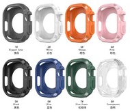 🌟糖果色減震錶帶系列🌟（現貨）（全新）（送手錶水凝膜）Apple Watch 糖果色錶殼，適用於蘋果全系列，全包保護硅膠+鋼化膜，蘋果手錶尺寸：38/39/40/41/42/44/45/49mm，iw