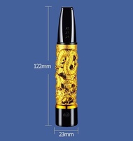 Trend PIPA ROKOK ASBAK ASHTRAY PORTABLE DENGAN KOREK BARA MOTIF NAGA