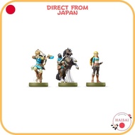 [Direct From Japan]Nintendo amiibo The Legend of Zelda: Breath of the Wild 3 pieces [Link (bow) / Link (riding) / Zelda].