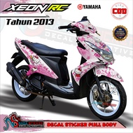 Yamaha Xeon RC 2013 Full Body Decal Sticker HelloKitty Motif CA02 Custom Design Can Request