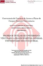 Convocatoria de Concurso de Acceso a Plazas de Cuerpos Docentes Universitarios: PROFESOR TITULAR DE 